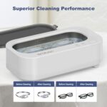 Ultrasonic Jewelry Cleaner, 48kHz Professional Jewelry Cleaner with Timer & Touch Control, Jewelry Cleaner Ultrasonic Machine for All Jewelry, Silver, Dentures, Gold, Glasses, Retainer